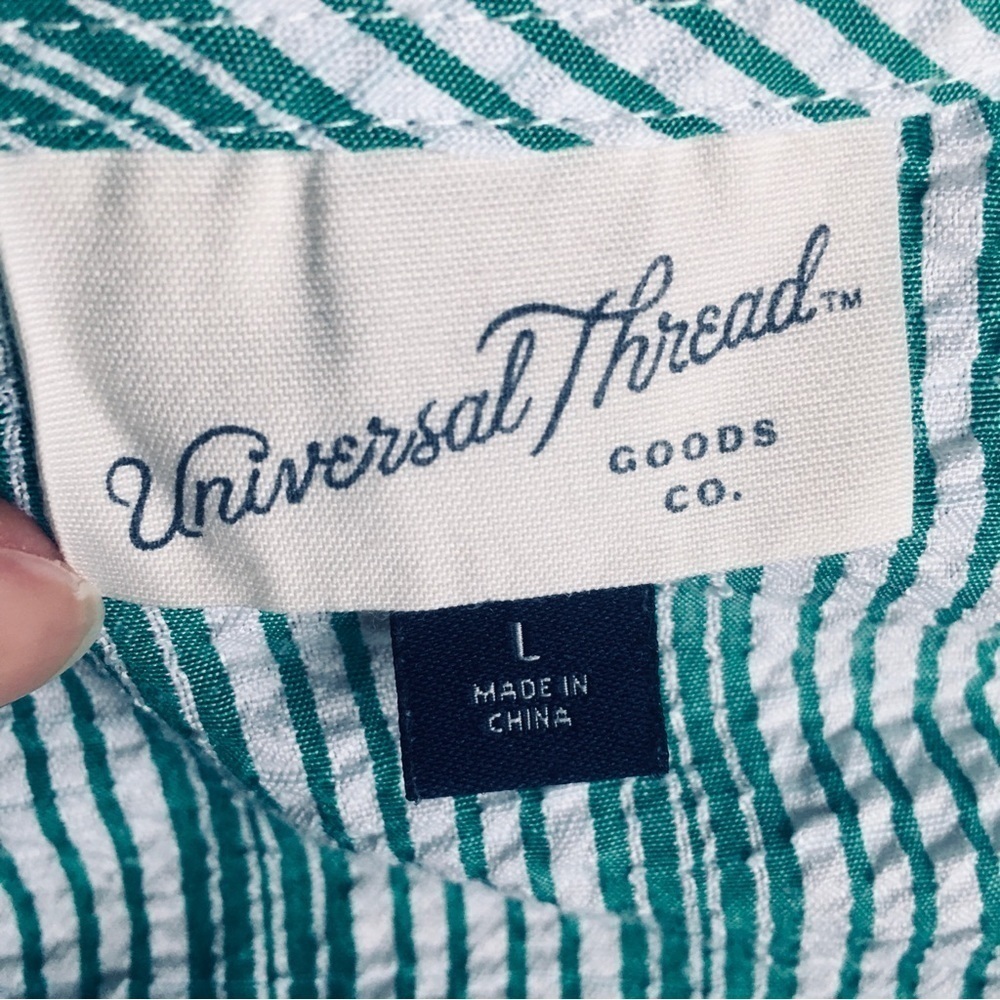 Universal Thread Striped, Drawstring Hem Tank Top… - image 4